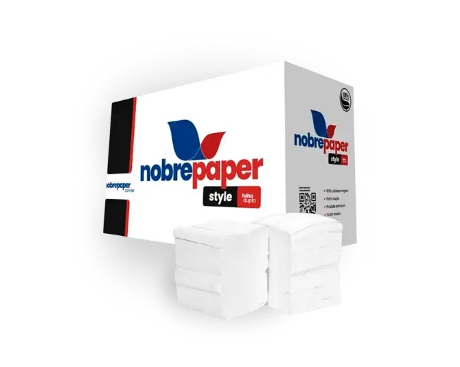 Papel higiênico, interfolhas, folha dupla