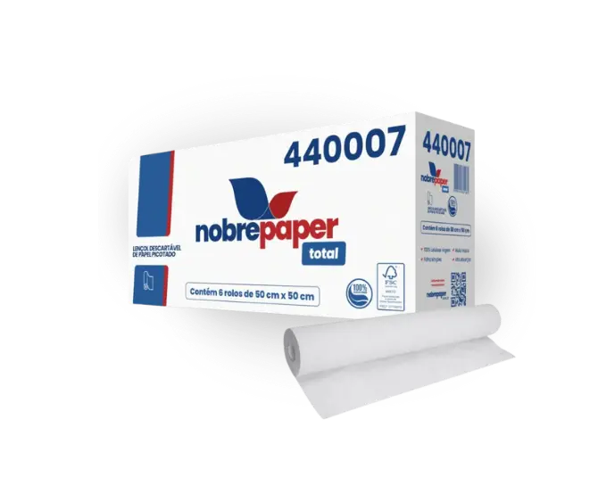 Lençol de papel, descartável, rolo